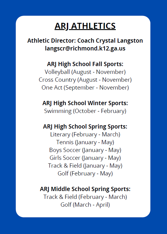 Schedule of Events